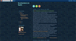 Desktop Screenshot of ecotrackers-en-quito.blogspot.com