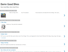 Tablet Screenshot of damngoodbikes.blogspot.com