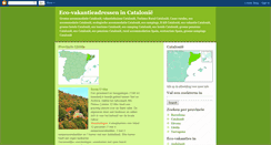 Desktop Screenshot of ecovakantiescatalonie.blogspot.com