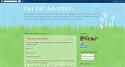 Desktop Screenshot of myfairadventure.blogspot.com