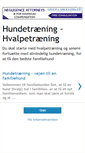 Mobile Screenshot of hundetraeningdk.blogspot.com