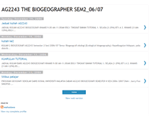 Tablet Screenshot of ag2243biogeographer.blogspot.com