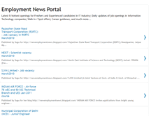 Tablet Screenshot of newemploymentnews.blogspot.com
