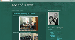 Desktop Screenshot of leeandkaren7.blogspot.com