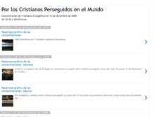 Tablet Screenshot of cristianosperseguidos.blogspot.com