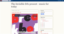 Desktop Screenshot of invisible-djs.blogspot.com