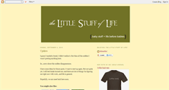 Desktop Screenshot of littlestuffoflife.blogspot.com