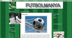 Desktop Screenshot of futbolmanya.blogspot.com