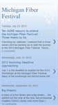 Mobile Screenshot of michiganfiberfestival.blogspot.com