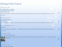 Tablet Screenshot of michiganfiberfestival.blogspot.com