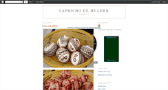 Desktop Screenshot of caprichodemulher.blogspot.com