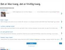 Tablet Screenshot of frivillig-tvang.blogspot.com