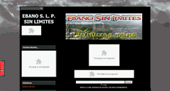 Desktop Screenshot of ebanosinlimites.blogspot.com