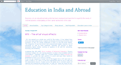 Desktop Screenshot of buzzedu-educationinindia.blogspot.com