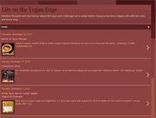 Tablet Screenshot of lifeontheveganedge.blogspot.com