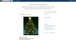 Desktop Screenshot of cienciasagrada.blogspot.com
