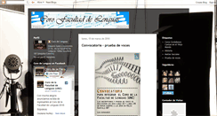 Desktop Screenshot of corodelenguas.blogspot.com