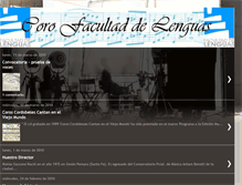 Tablet Screenshot of corodelenguas.blogspot.com