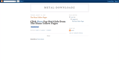 Desktop Screenshot of metal-downloadz.blogspot.com