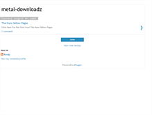 Tablet Screenshot of metal-downloadz.blogspot.com