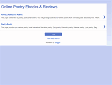 Tablet Screenshot of poetryebooks.blogspot.com