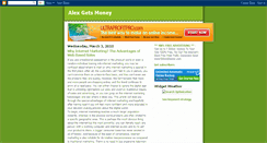 Desktop Screenshot of alexgetsmoney.blogspot.com