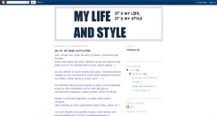 Desktop Screenshot of my-life-and-style.blogspot.com