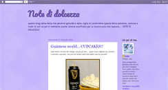 Desktop Screenshot of notedidolcezza.blogspot.com