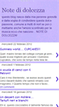 Mobile Screenshot of notedidolcezza.blogspot.com