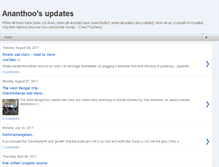 Tablet Screenshot of ananthoosupdates.blogspot.com
