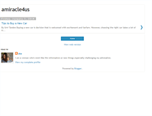 Tablet Screenshot of amiracle4us.blogspot.com