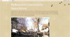 Desktop Screenshot of deltawoodcommunityassociation.blogspot.com