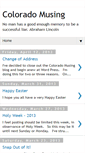Mobile Screenshot of coloradomusing.blogspot.com