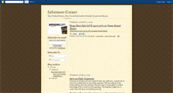 Desktop Screenshot of informerscorner.blogspot.com