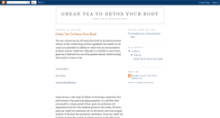 Desktop Screenshot of grean-tea-to-detox-your-body.blogspot.com