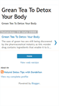 Mobile Screenshot of grean-tea-to-detox-your-body.blogspot.com