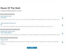 Tablet Screenshot of poweroftheshell.blogspot.com