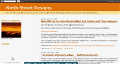 Desktop Screenshot of ninthstreetdesigns.blogspot.com