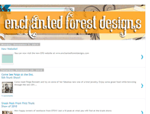 Tablet Screenshot of enchantedforestdesigns.blogspot.com