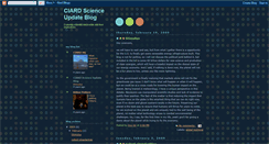 Desktop Screenshot of ciardscienceupdate.blogspot.com