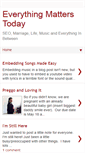 Mobile Screenshot of everythingmatterstoday.blogspot.com