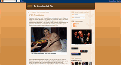 Desktop Screenshot of insultodiario.blogspot.com