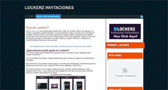 Desktop Screenshot of lockerzinvitaciones-gratis.blogspot.com