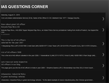 Tablet Screenshot of iasquestionscorner.blogspot.com