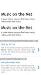 Mobile Screenshot of musiconthenet.blogspot.com