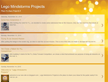 Tablet Screenshot of legomindstormsprojects.blogspot.com