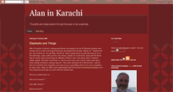Desktop Screenshot of alan-in-karachi.blogspot.com