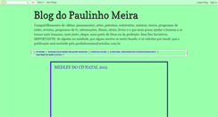 Desktop Screenshot of blogdopaulinhomeira.blogspot.com