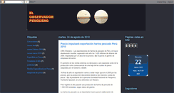 Desktop Screenshot of pesqueriaperu.blogspot.com