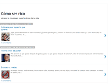 Tablet Screenshot of como-ser-rico.blogspot.com